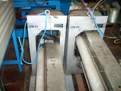 BARMAG Winders, LFW 25, manual doffing,